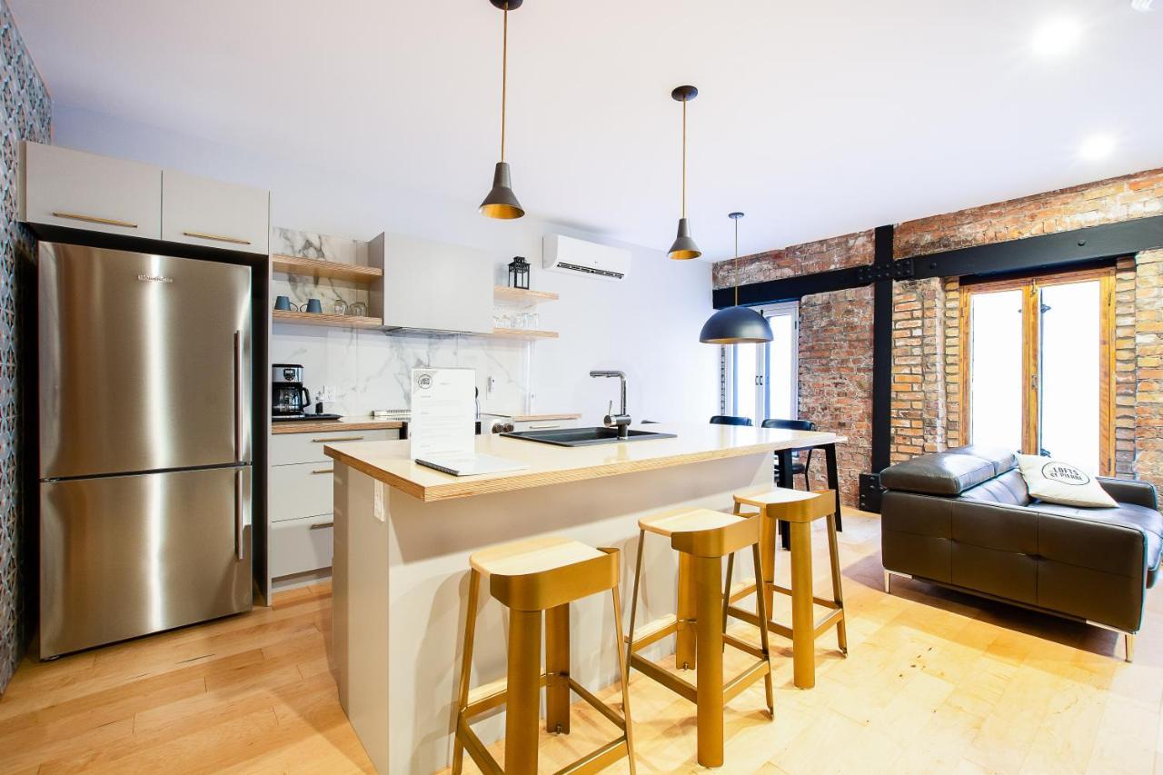 Apartmán Les Lofts St-Pierre - Par Les Lofts Vieux-Quebec Pokoj fotografie